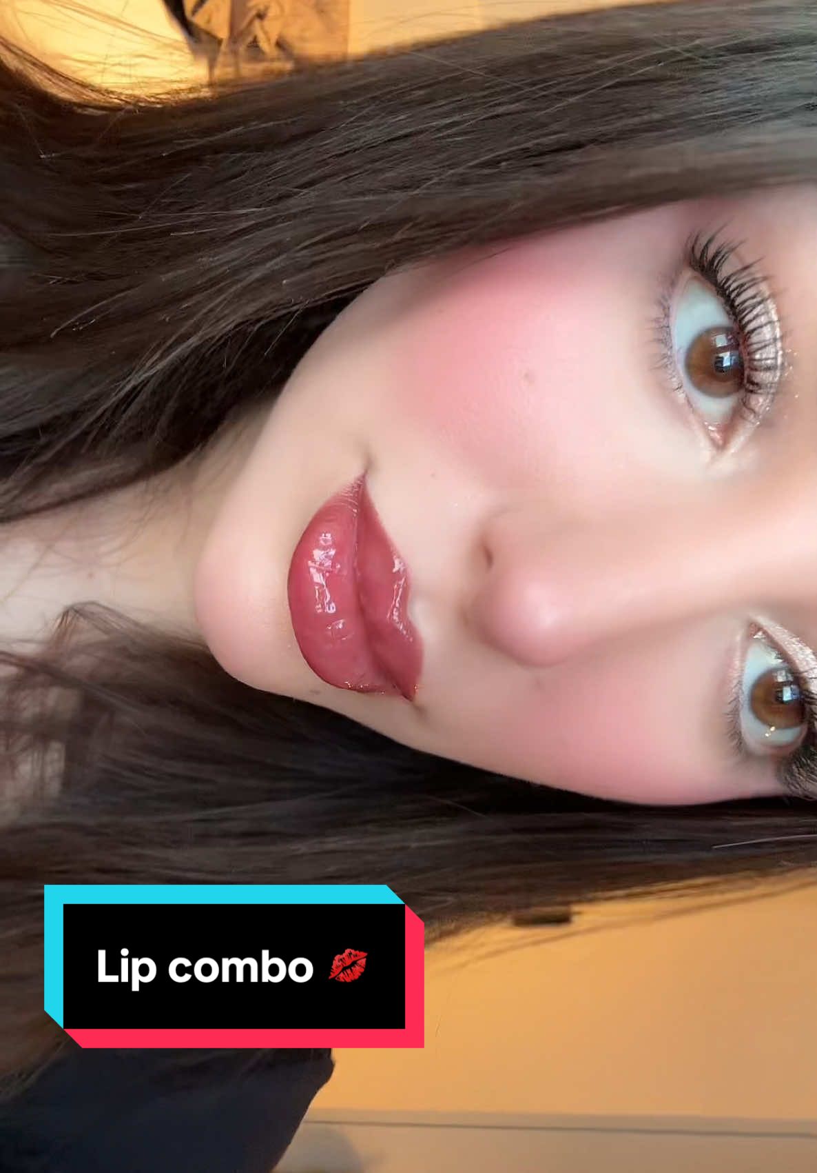 كومبو جديد 💋💋💋💋 #lipcombo #تتوريال #lipgloss #lipcombotutorial #makeup #ميكب 