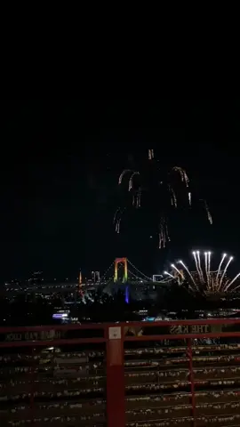 Fuegos artificiales en Odaiba (Japon) con música de Digimon ❤️‍🩹🎶🎆 #digimon #digimonadventure #fireworks #navidad #anime #fyp #viral #fypシ #fypシviral 