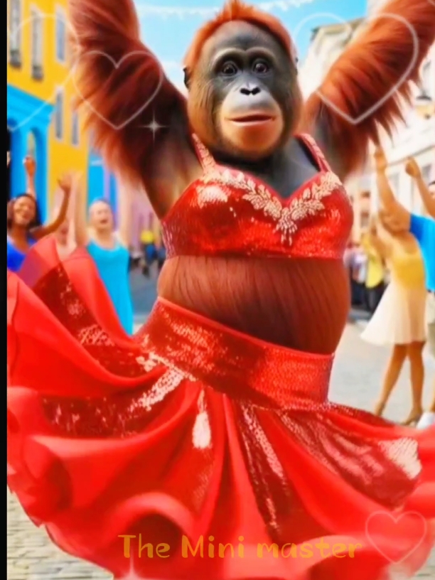 Funniest orangutan dancing in a beautiful dress! 🐵💃 Perfect funny dance video for kids, animal lovers, and anyone who loves to laugh. Watch this viral monkey dance and share the joy! #FunnyOrangutan #DancingMonkey #kidsfunnyvideos  #AnimalLovers #ViralDance #OrangutanInDress #FunnyAnimalVideos #TikTokForKids #CuteMonkey  #creatorsearchinsights 