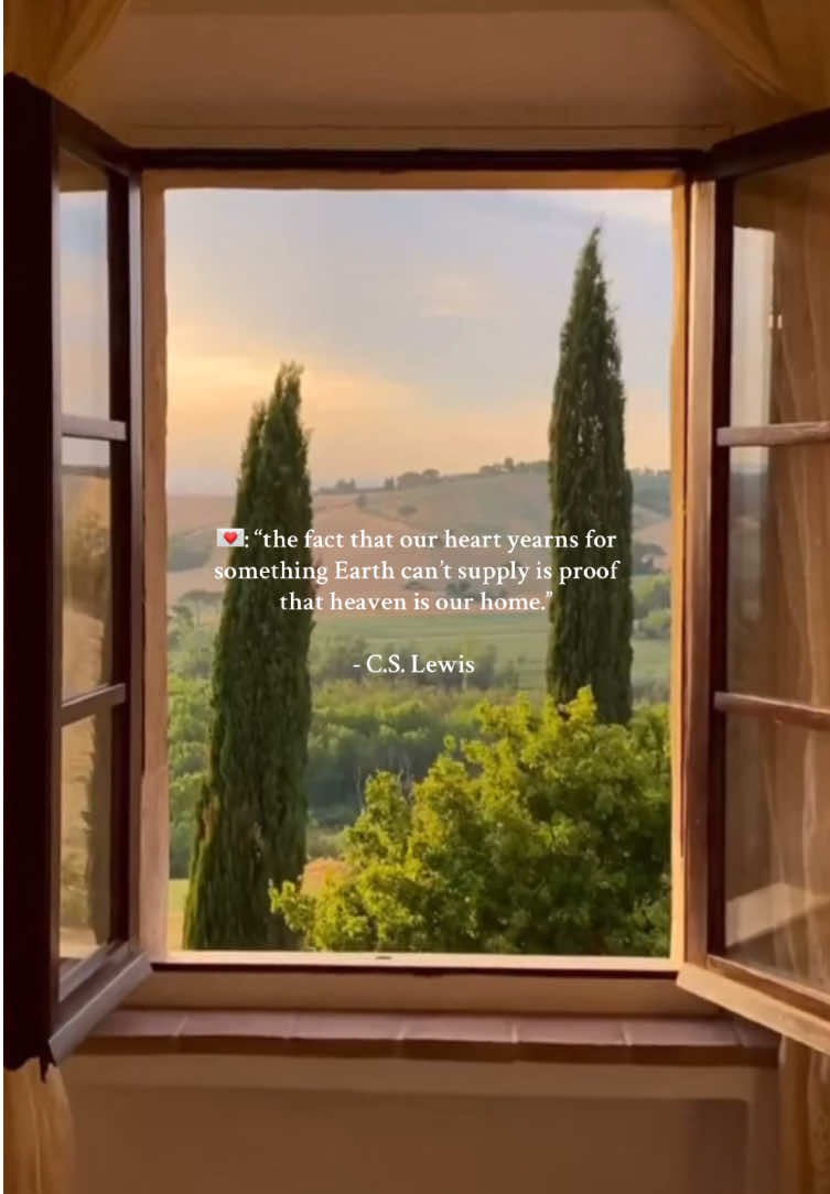 💌: Heaven is our home 🥹. Jesus loves you so much. He forgives you and He is always waiting with open arms.  “Come to me, all you who are weary and burdened, and I will give you rest.” - Matthew‬ ‭11:28 🤍🍃🕊️ If you don’t know Him, I pray that you will come to know Him. 🤍 #christianity #christiangirltiktok #biblicaltruth #christianfyp #christiantiktokcomunity #christianquotes #cslewis #heavenisreal 