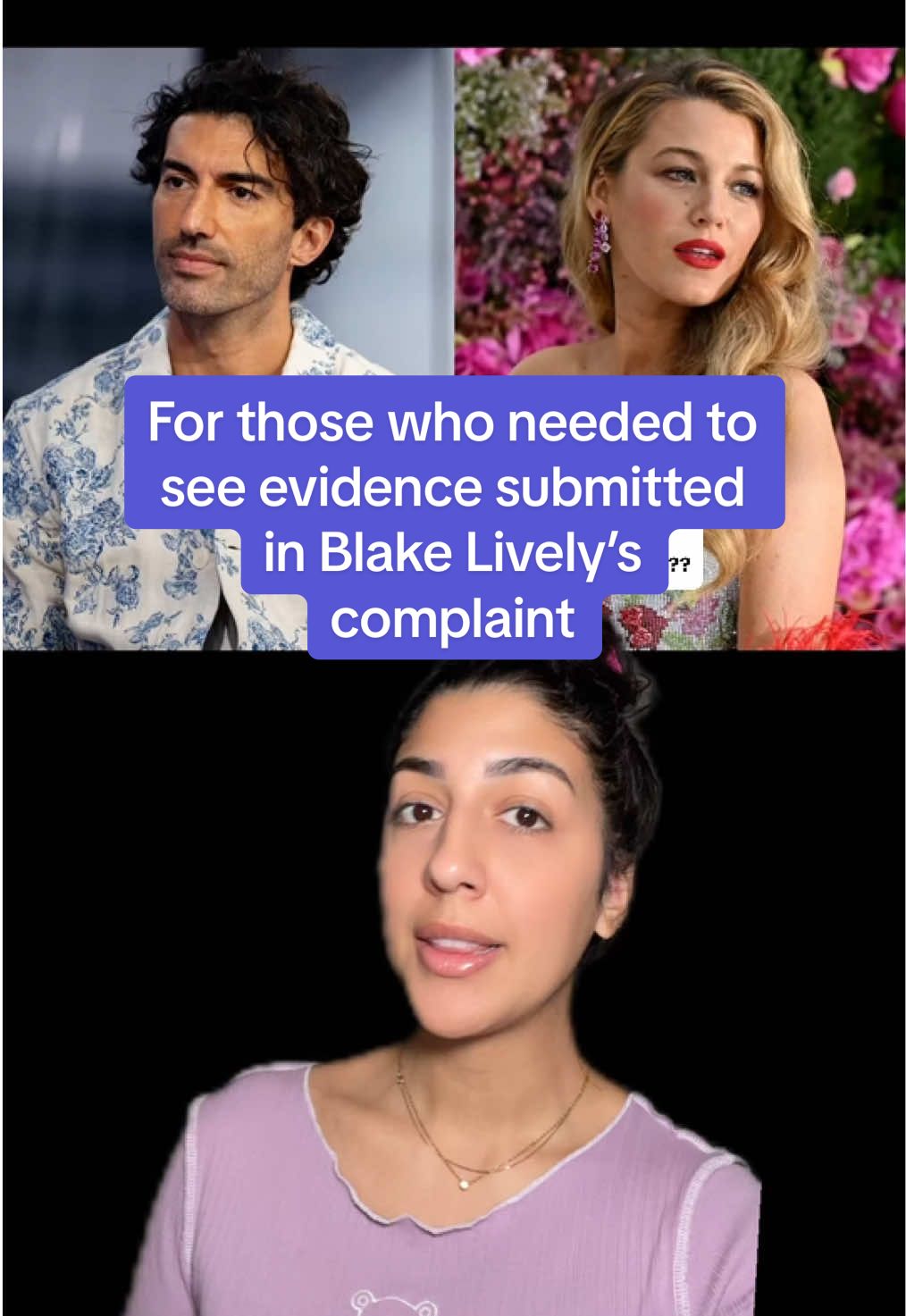 Replying to @Aisleen Dowling For those who needed evidence from Blake Lively’s complaint, it’s all the way on the very end of the complaint