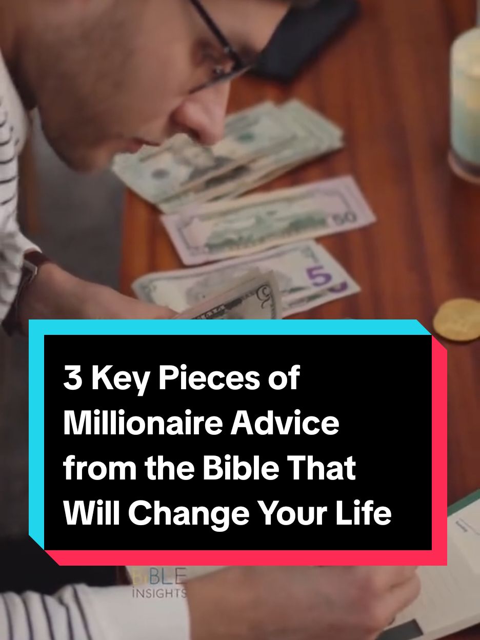 3 Key Pieces of Millionaire Advice from the Bible That Will Change Your Life. . . . . #fyp #wealthcreation #millionaireadvice #viral #trend #trending