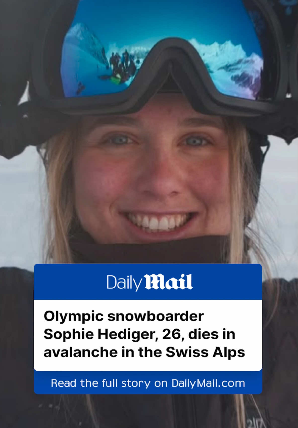 Swiss snowboarder Sophie Hediger tragically lost her life in an avalanche at the Arosa resort in the Swiss Alps on Monday, Switzerland's skiing federation confirmed on Tuesday. Hediger was 26 years old. Federation CEO Walter Reusser expressed deep sorrow, stating, ‘For the Swiss Ski family, Sophie Hediger's tragic death casts a dark shadow over the Christmas holidays. We will honor her memory.’ Hediger represented Switzerland at the 2022 Winter Olympics in Beijing in the women's snowboard cross and the mixed team event. She spent a lot of time riding the slopes in Arosa before her life 'came to a tragic, sudden and far too early end,' according to the release. #news #snowboarding #sports #switzerland #sophiehediger 