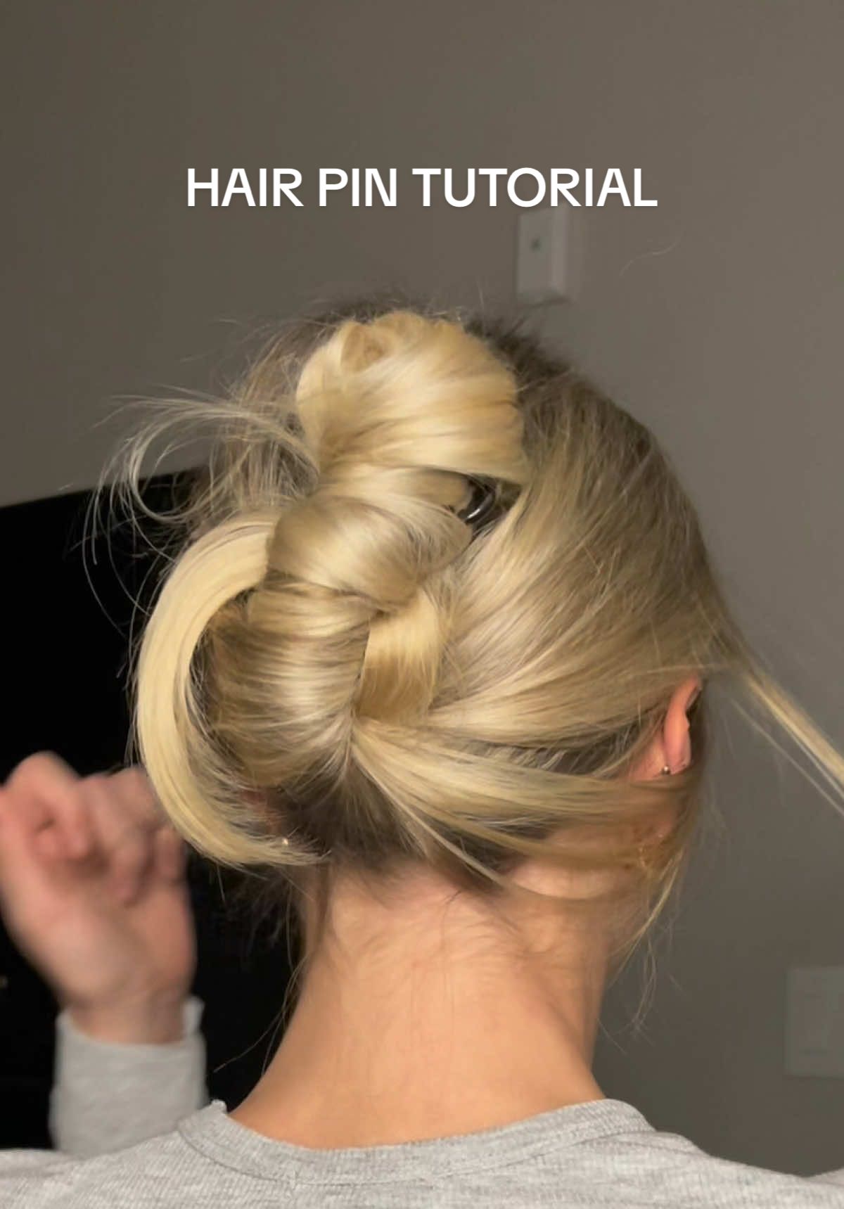 Replying to @Nicole such a cute hairstyle😘🎄the hair pin I used is in my Amazon #hairpin #hairpintutorial #hairtutorial #updo #hairinspo #holidayhairstyle #hair #hairtok #fyp #viral 