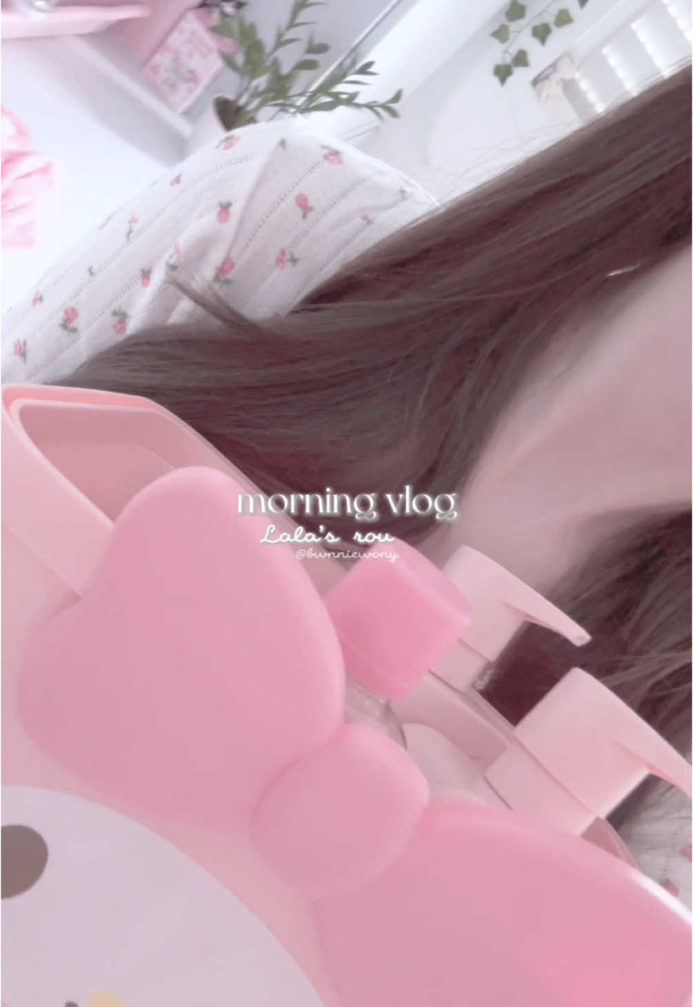 morning vlog 🎀 #wonyoungism #aesthetic #pink #foryoupage #kbeauty #Vlog #bwnniewony #skincare #morningroutine 