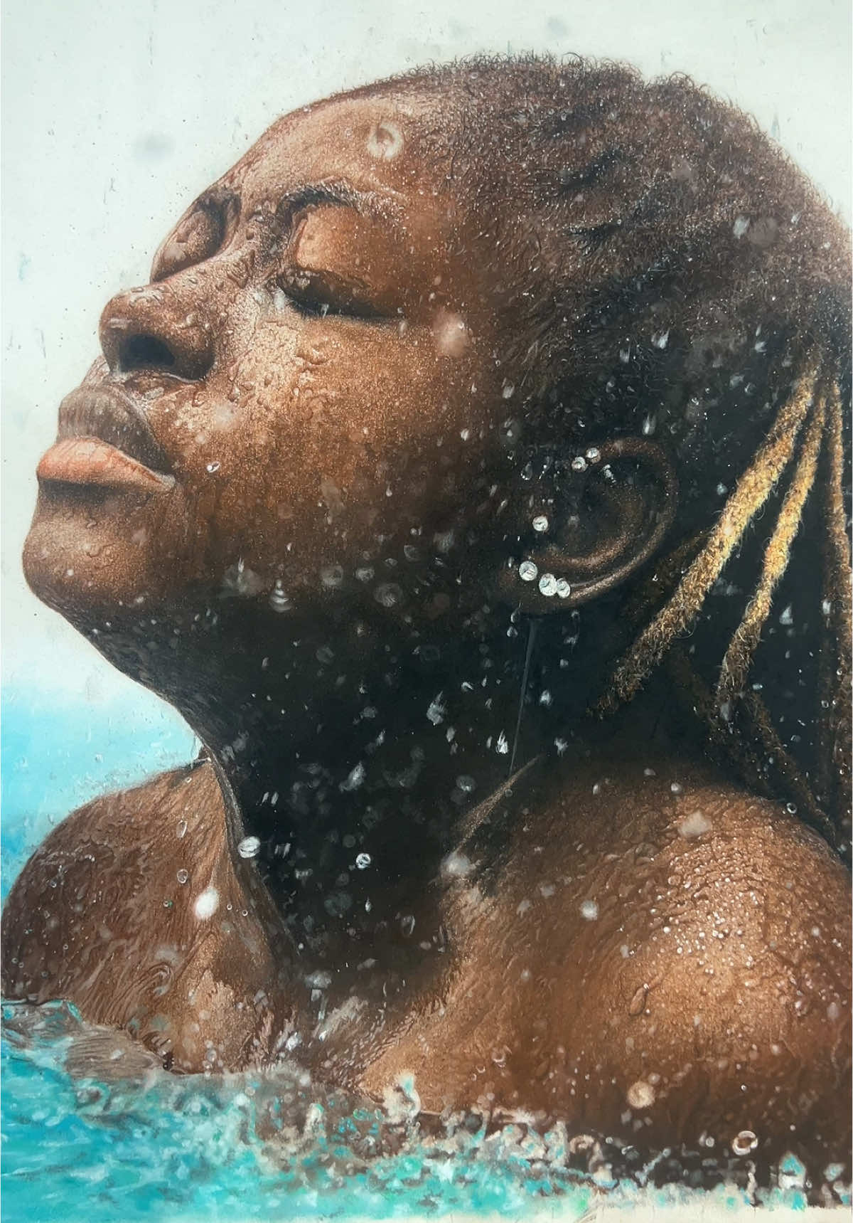 In love with this one. More details of this drawing on my website. Link in bio  #artistsoftiktok #nigeriantiktok🇳🇬 #art #drawing #hyperrealism #artist