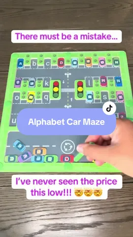Seriously…the price has never been this low! And still includes free shipping! My boys love this alphabet car maze! I wish I would have gotten it for this price!!🤗🤗🤗 #alphabetchallenge #kidstoys  #alphabetmaze #abcs #toysforkids #learningtoys #montessoritoddler #montessori #tiktokshopfinds  