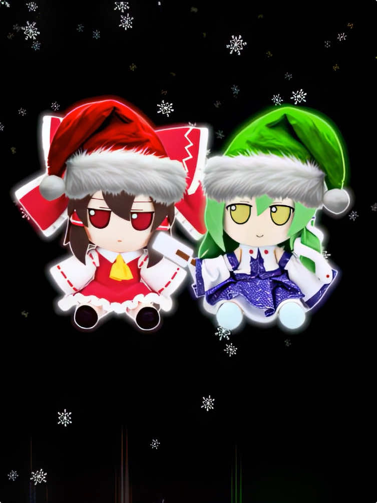 Merry Christmas ❤️💚 | Touhou Twixtor in my bio #東方project #touhouproject #reimuhakurei #sanaekochiya #touhoufumo #アニメ #anime #edit 