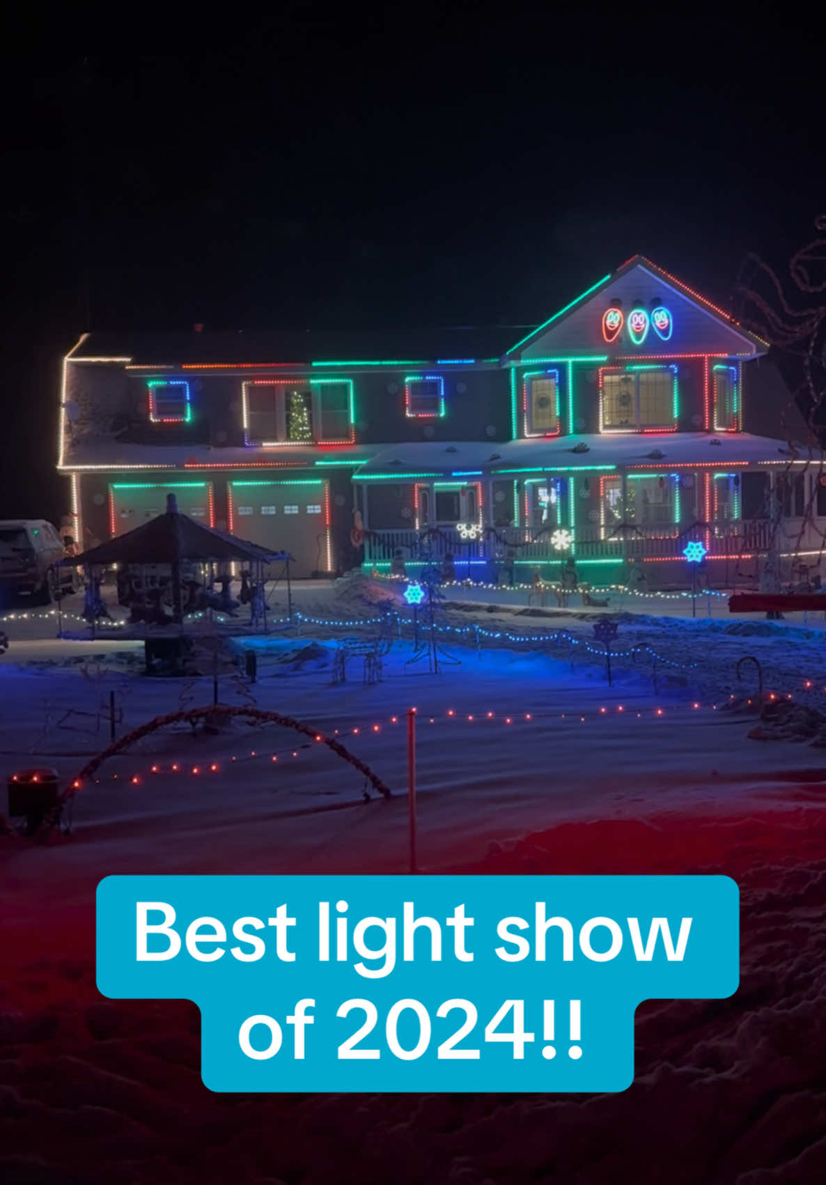 #epiclightshow #bestchristmaslights #christmaslights #fyp 