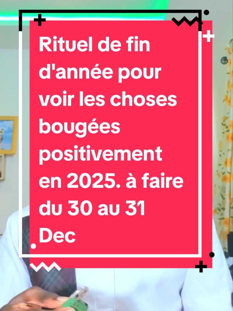 Rituel de fin d'année pour voir les choses bougées positivement 2025. À  faire du 30 au 31 Dec 2024. #recette #pourtoi #spirituality #chance #spiritualtiktok #recettefacile 