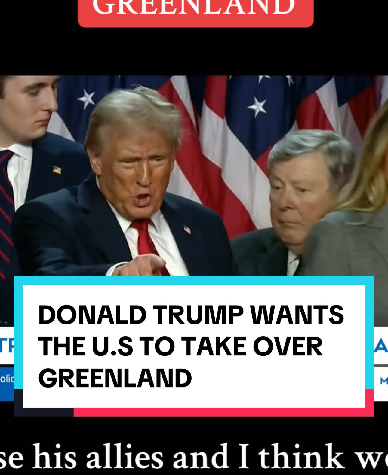 DONALD TRUMP WANTS THE U.S TO TAKE OVER GREENLAND #news #breakingnews #usanews #trending #foryou #fyp #usa #greenland #donaldtrump #trump 