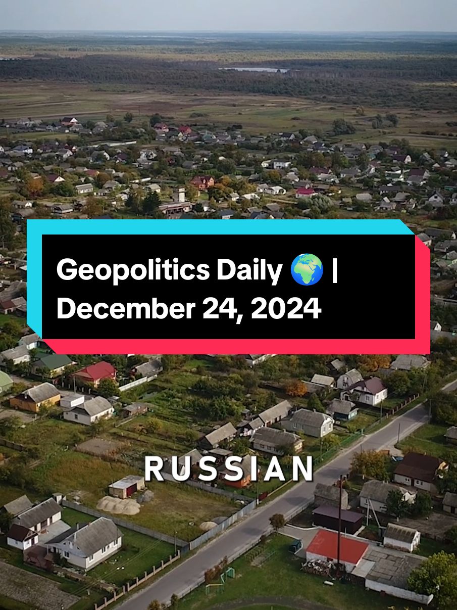 Geopolitics Daily 🌍  Here’s the last 24 hours in geopolitics. A Russian cargo ship, Ursa Major, sank in the Mediterranean Sea between Spain and Algeria after an engine room explosion, leaving two crew members missing while 14 were rescued, according to Russia’s foreign ministry.  China has warned the United States that providing $571.3m in military assistance and approving $295m in arms sales to Taiwan violates the “One China” principle and risks severe consequences, describing it as “playing with fire.”  UK Prime Minister Keir Starmer hinted at the possibility of deploying British troops to western Ukraine to train soldiers, discussing with President Zelensky the need to “refine” Operation Interflex as Ukraine faces recruitment challenges.  Ukrainian President Volodymyr Zelensky accused Slovak Prime Minister Robert Fico of aiding Vladimir Putin by opposing efforts to reduce Slovakia’s energy dependence on Russian gas, claiming this stance funds Russia’s war in Ukraine.  Syria’s new authorities announced an agreement to dissolve rebel groups and integrate them into the defense ministry under the leadership of Ahmed al-Sharaa, following the ousting of Bashar al-Assad.  Consider subscribing to our premium newsletter to help keep the channel going. 🗓️ December 24, 2024