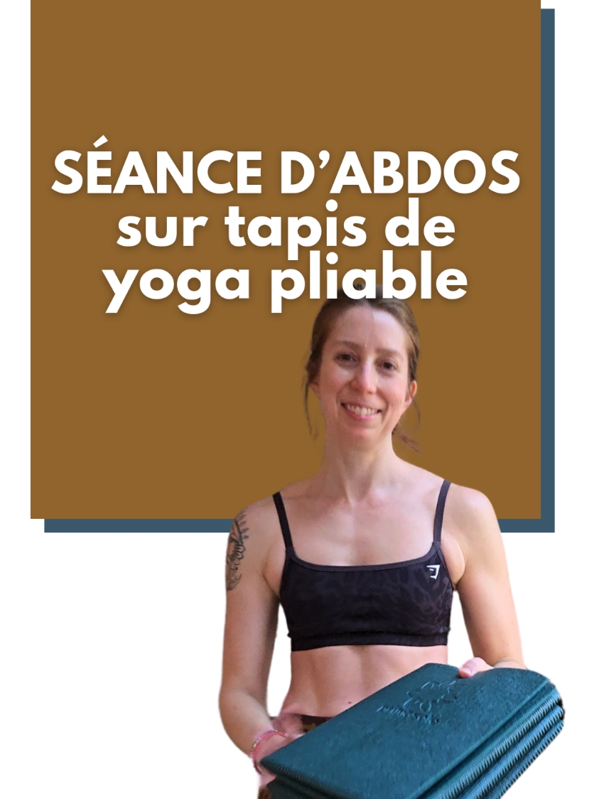 Pas de raison de ne pas bouger en vacances avec ce tapis de yoga pliable! Merci à mon amie Christine pour la découverte! Lien du tapis dans mes favoris Amaz0n #yogamat #travelyogamat  #foldablemat #absworkout 