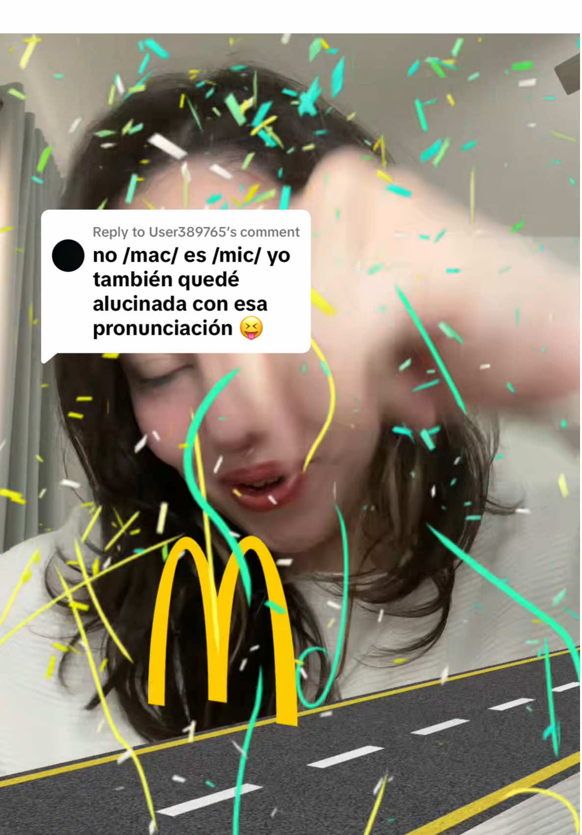 Replying to @User389765 #english #englishpronunciation #mcdonalds #englishteacher #bootcampuntalfredo #bootcampuntalfredo @McDonald’s @Superholly porfin pude pronunciar McDonald’s 🥳😭