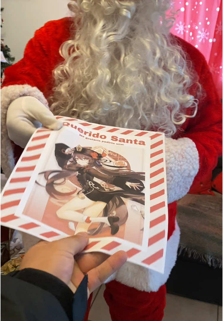 Ya hicieron su carta para santa? #GenshinImpact #genshin #protogemas #buscandounpelon #hutao #hutaogenshinimpact #navidad #santa #humor #comedia #meme #genshinimpact33 #parati #fyp #anime #waifu #christmas 