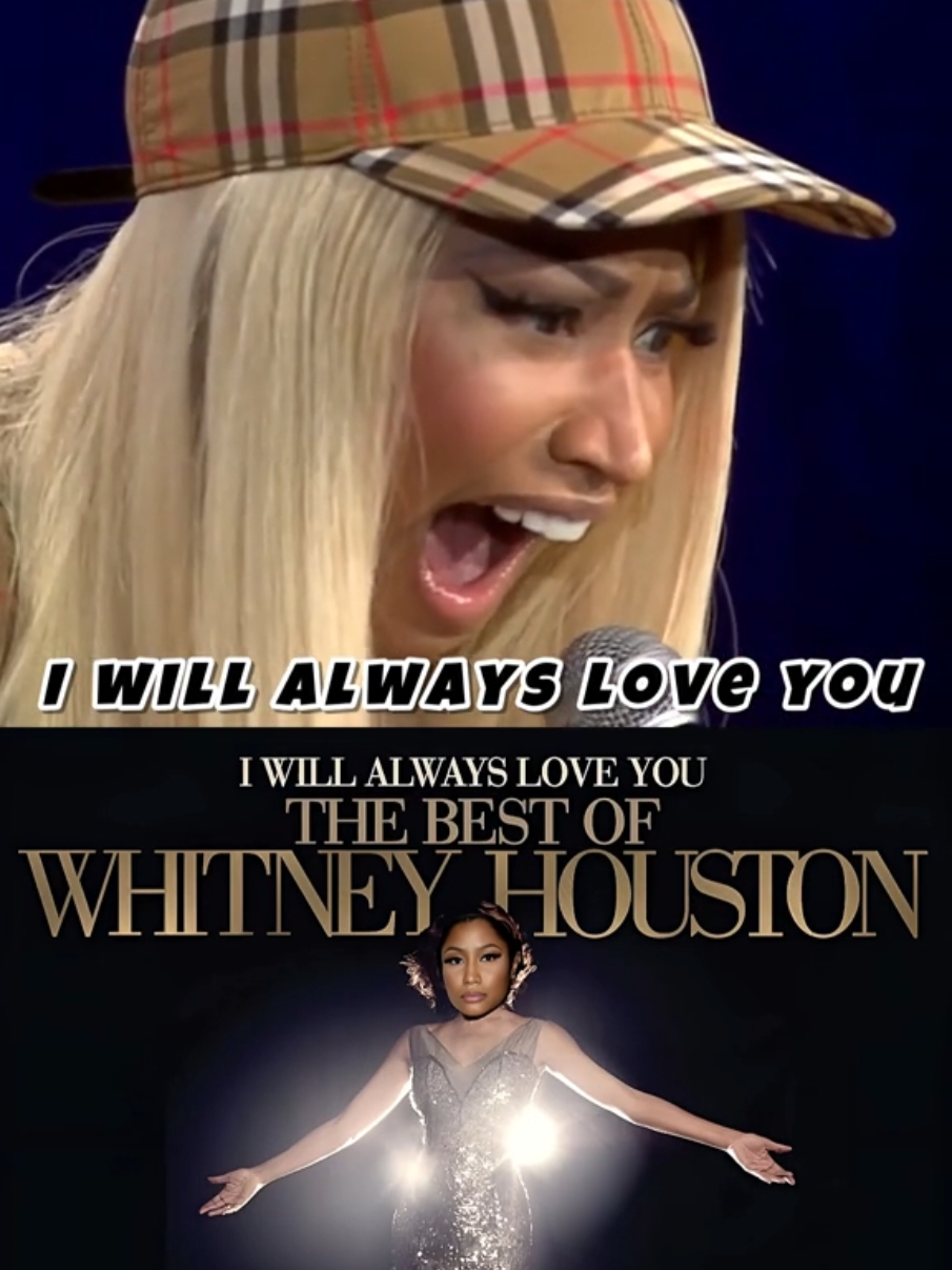 NICKI MINAJ DID I LIE WHITNEY HOUSTON #nicki #nickiminaj #whitneyhouston #iwillalwaysloveyou #meme #funny #viral #fyp 