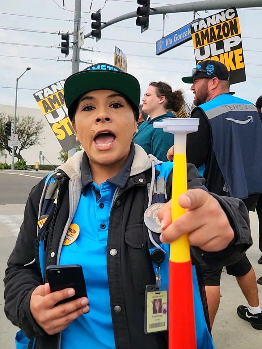 Spoke with a protester at the Anaheim Amazon warehouse, they're asking for $30/hour, sick days, gloves, and better conditions. She pointed out: ‘We do the same job as UPS.’ 📦💬 What’s your take on this? Are their demands fair? Let me know below. ⬇️ @Amazon Teamsters @Amazon  #AmazonWorkers #Teamsters #FairPay #WorkersRights #ProtestForChange #ups #upsdriver #upsdelivery #usps #uspsworker #fedex #fedexdriver #protest #protests #protesting #strike #striking #amazon #amazondelivery #amazondriver #amazondriversbelike #union #unionmoney #unionize #unionstrong #teamster #teamstersunion #local399 #local11 #local598 #localnews #solidarity #solidarityforever #amazonstrike #boycottamazon #boycott #laborrights #underdog #underdogfam #eattherich #blackrock 