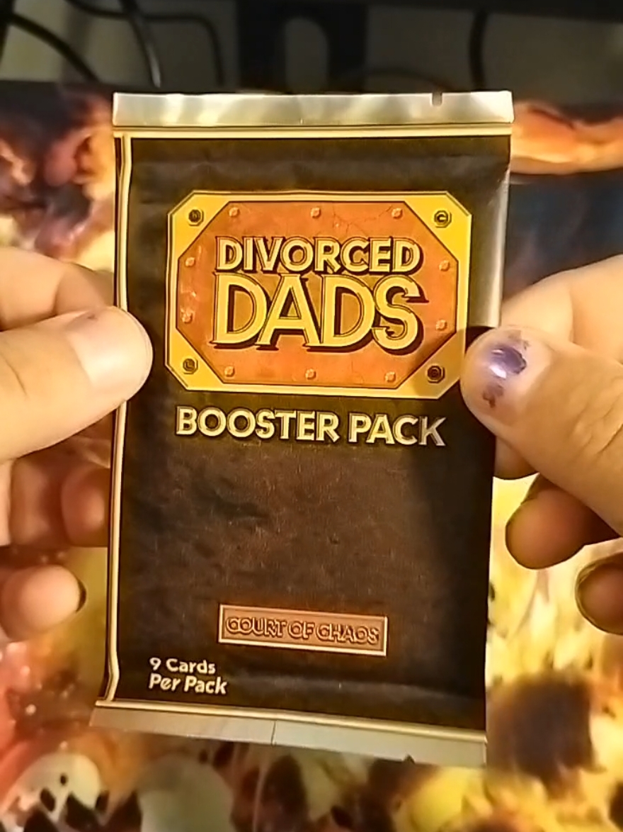 Exclusive Divorced Dads Booster Pack opening #dbstcg #tcg #collectiblecards 