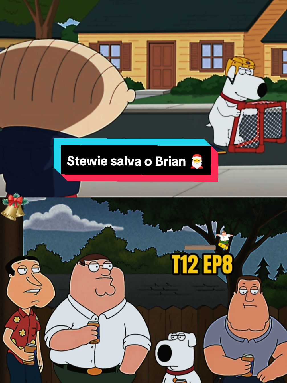 Vc tá vivo meu Amigo SÉRIE : Family Guy #familyguy #stewiegriffin #briangriffin #feliznatal 