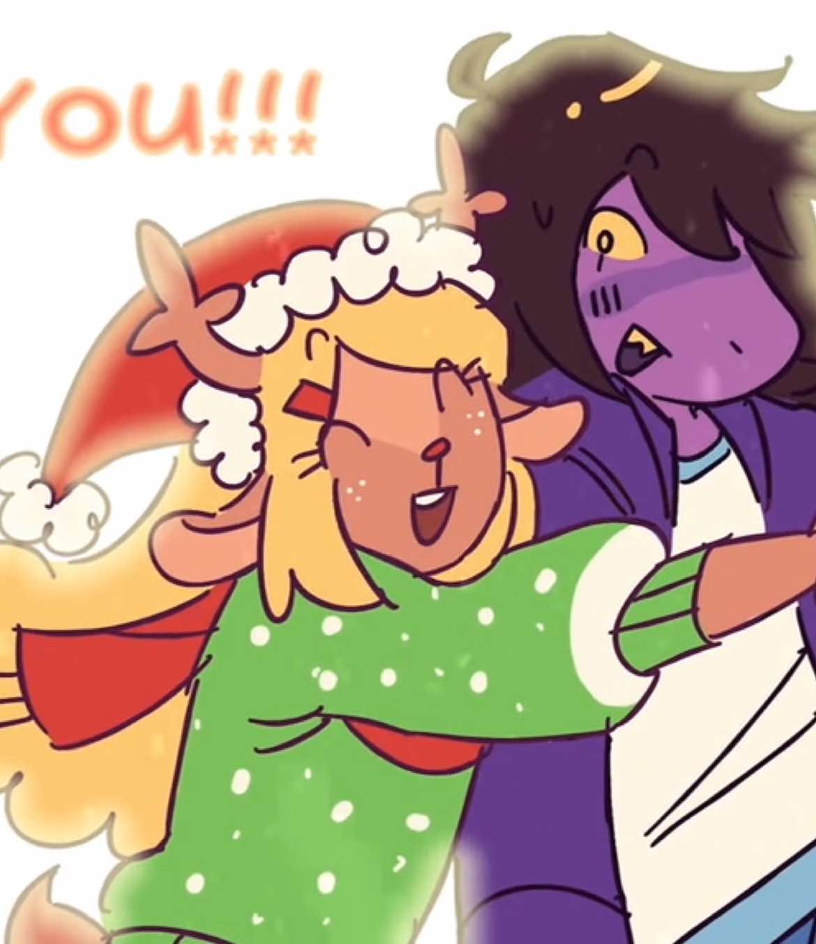 merry christmas to those who celebrate :) #deltarune #noelleholiday #susiedeltarune #deltarunefanart #suselle #edit #art #fanart #christmas #noelledeltarune #utdr 