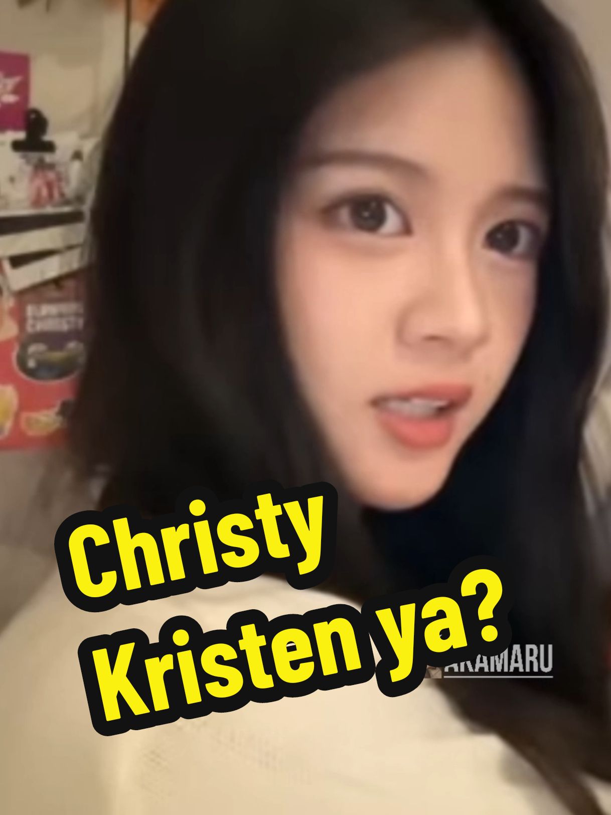 kalo bukan Kristen bukan Angelina Christy namanya @christy🐟 #krispyrandom #christyjkt48 