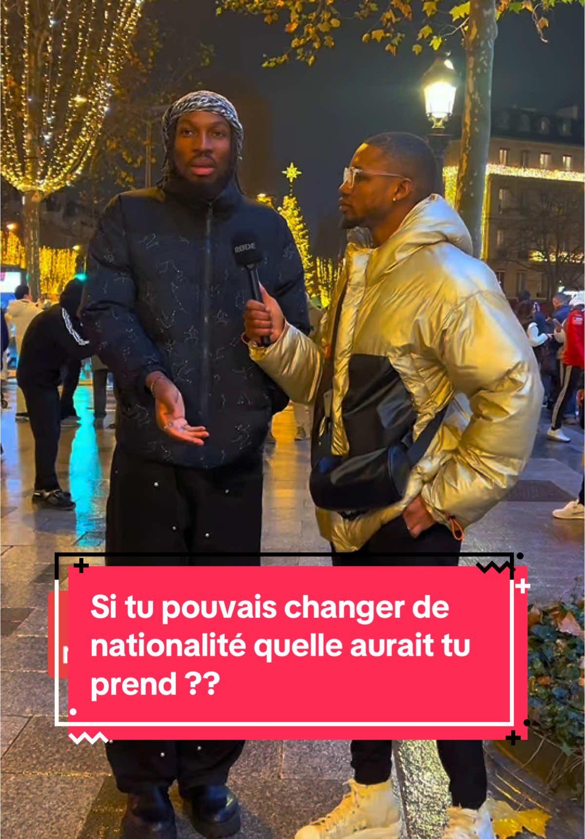 Si tu pouvais changer de nationalité quelle aurait tu prend ??#obiangprod 