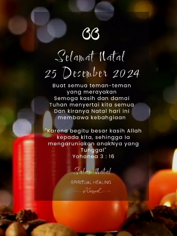 Selamat Natal buat semua teman-teman yang merayakan semoga kasih dan damai natal selalu menyertai kita sekalian 🤝🫰 #qoutes #rohani_kristen #merrychristmas #everyone #godbless #spititualhealing 