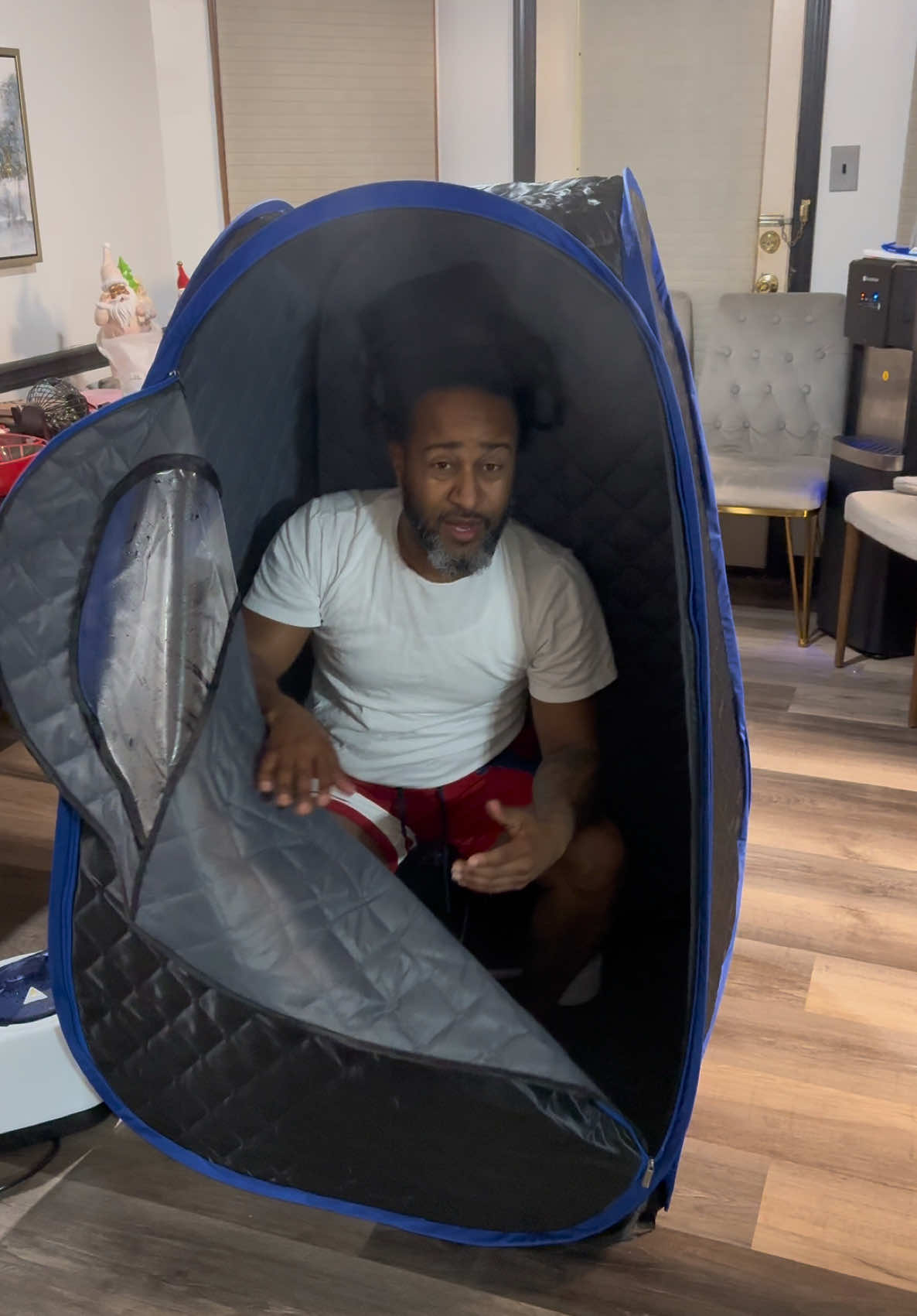 You looking for that portable SAUNA here it is and it works great, definitely worth the purchase #fyp#TikTokShop#sauna#workout