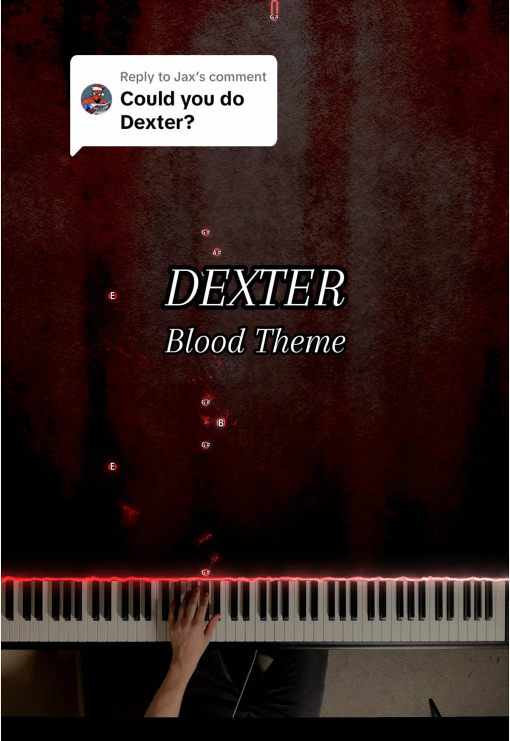 Replying to @Jax Blood Theme from Dexter 🩸 Piano Cover / Tutorial 🎹 Requested by @Jax and @poopysnoopy  #dexter #dexterbloodtheme #bloodtheme #dexterpiano #piano #pianocover #pianomusic #pianotutorial #pianist #fyp 