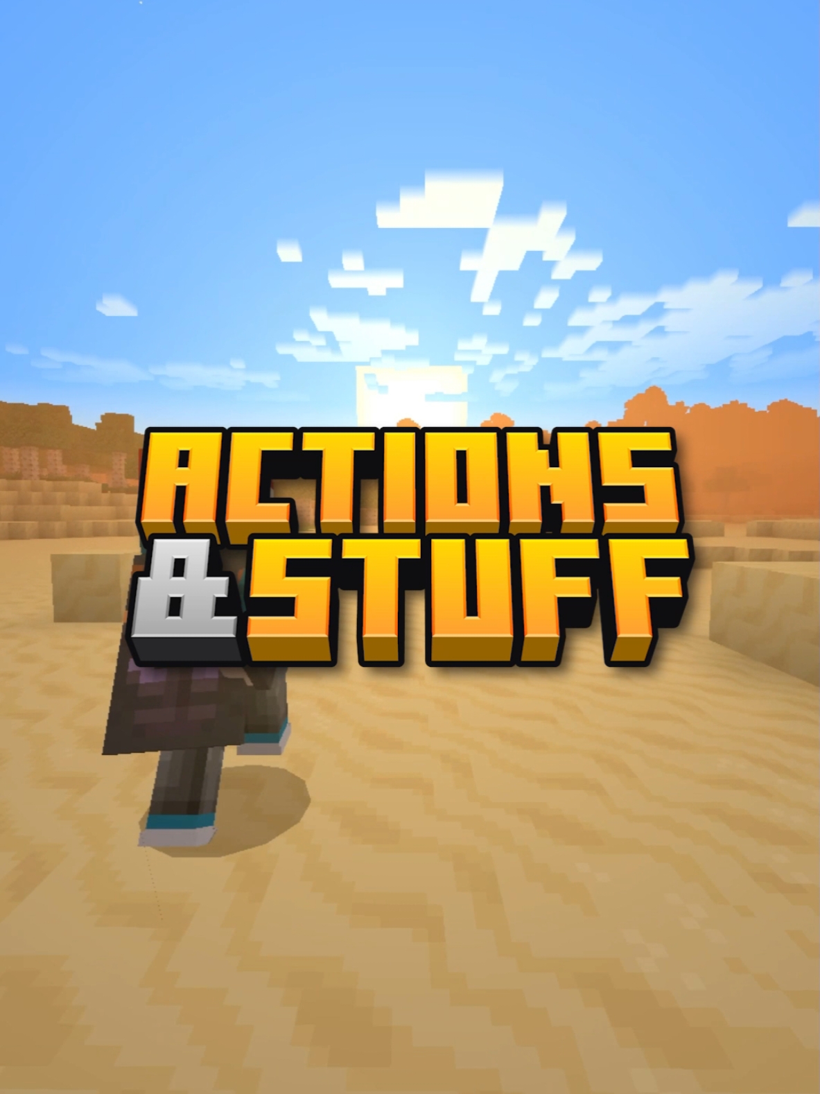 ACTIONS & STUFF 🔥 #Minecraft #bedrock #texture #actions #newupdate #alecstry 