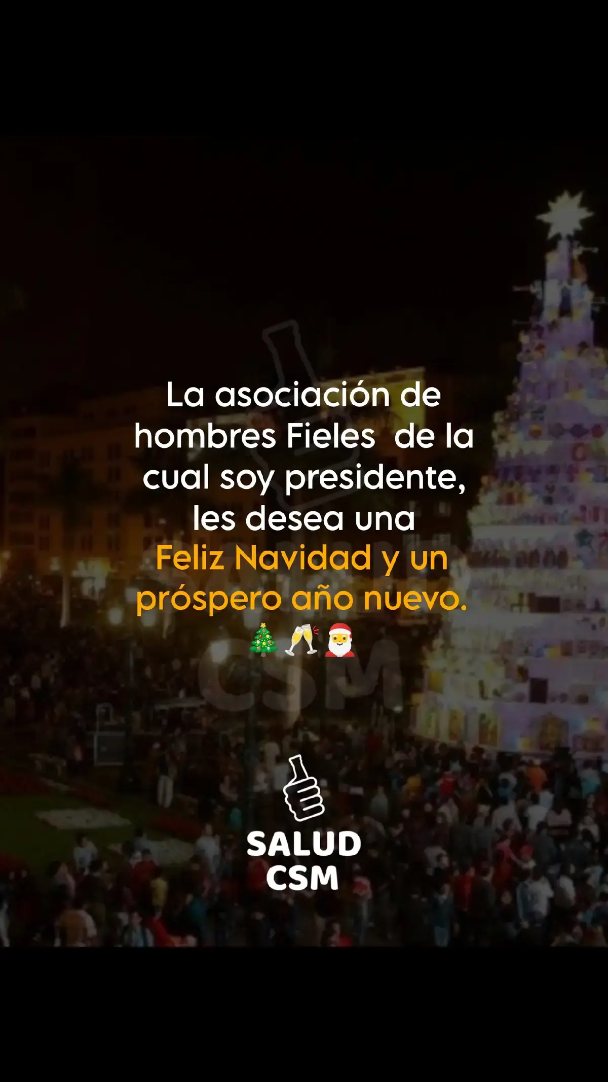 #saludcsm #diciembre #feliznavidad #findeaño #añonuevo #2025  #fieles #contenido 