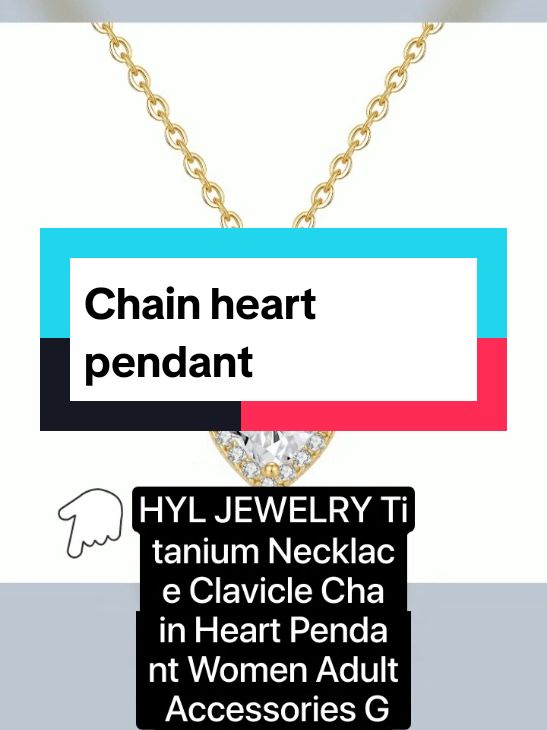 #fypviraltiktok#chainheartpendant 