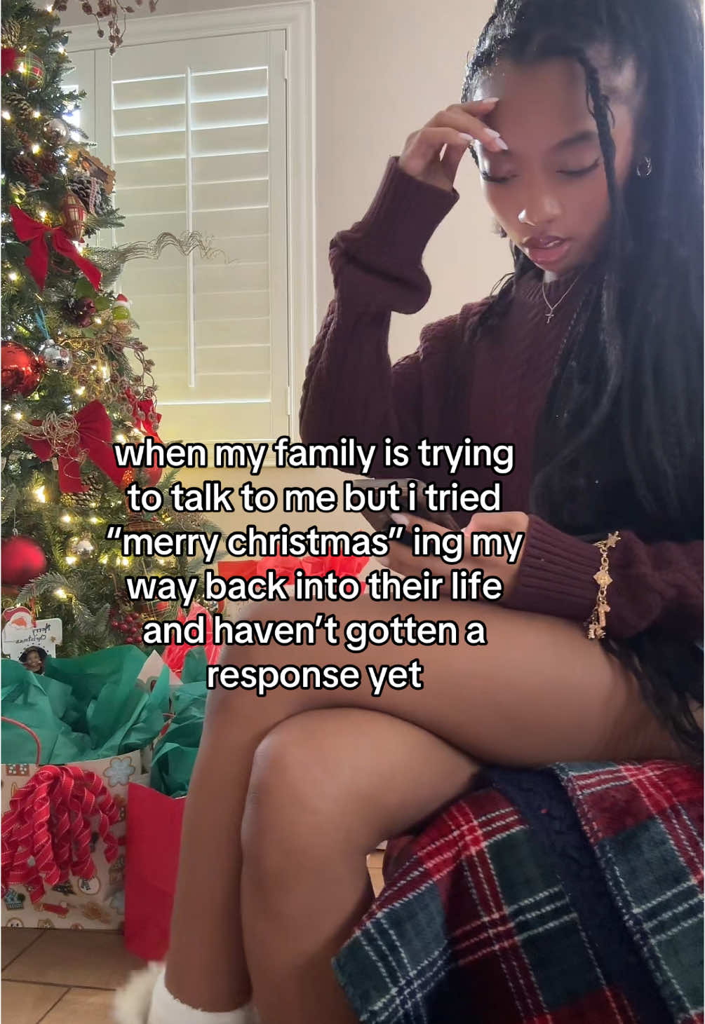 my shayylaaa😪🙄🎄 i’ll try again for new years #christmas #holidays #family #relatable 