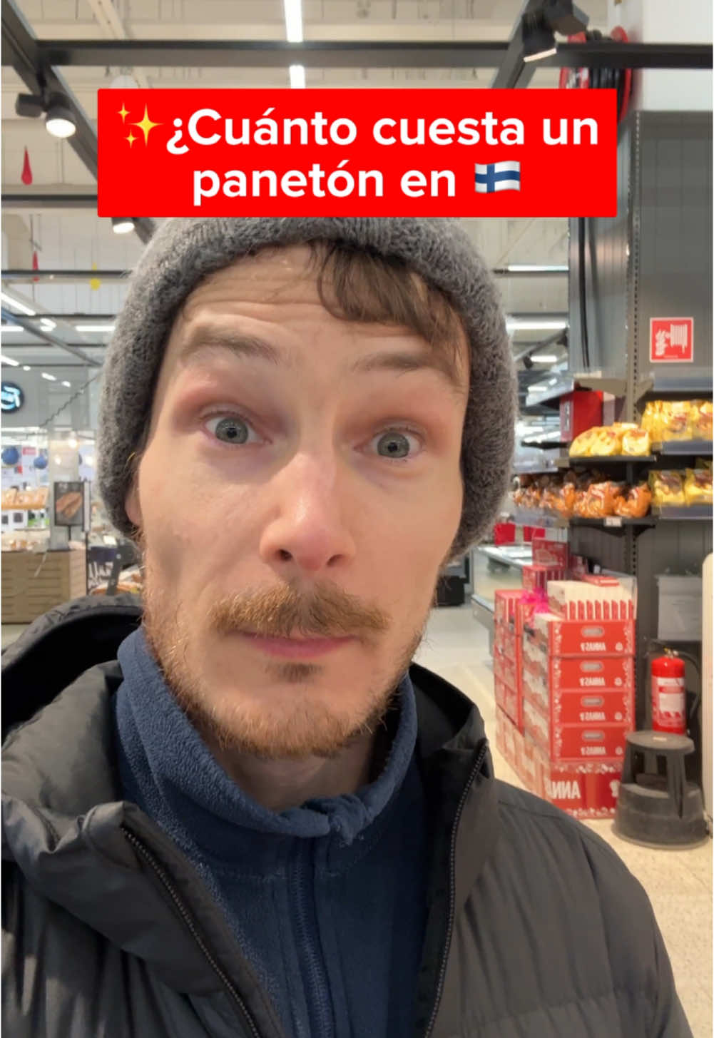 ¿Cuánto cuesta un PANETÓN en  🇫🇮? #peruanostiktok #perú🇵🇪 #perutiktok #peruanos #paneton #panetón 