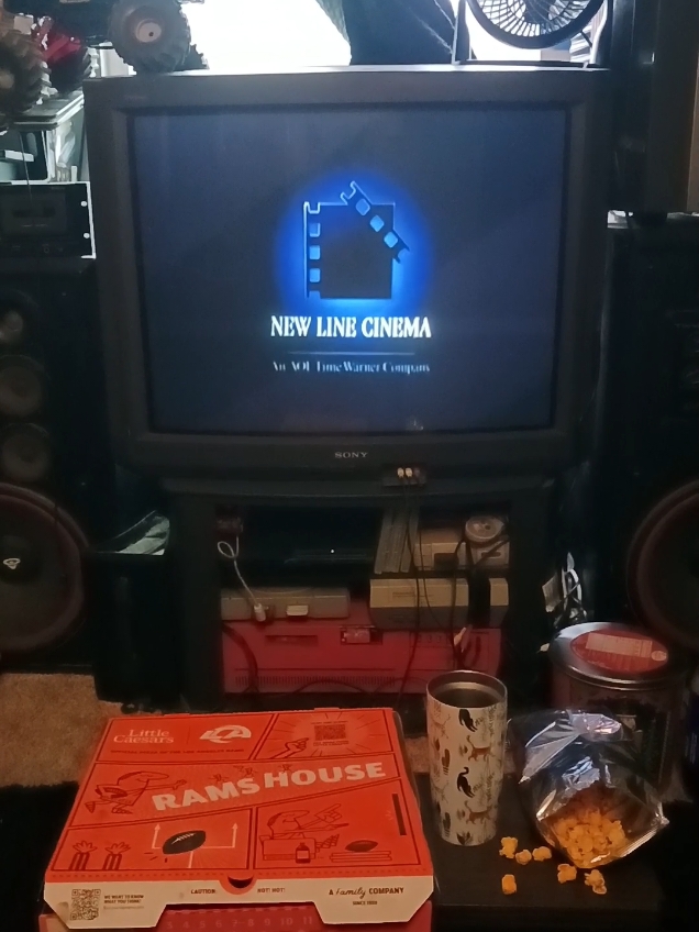 What it was like watching movies in the 1990s! #fyp #movies #oldschool #ninjaturtles #boxtv #crt 