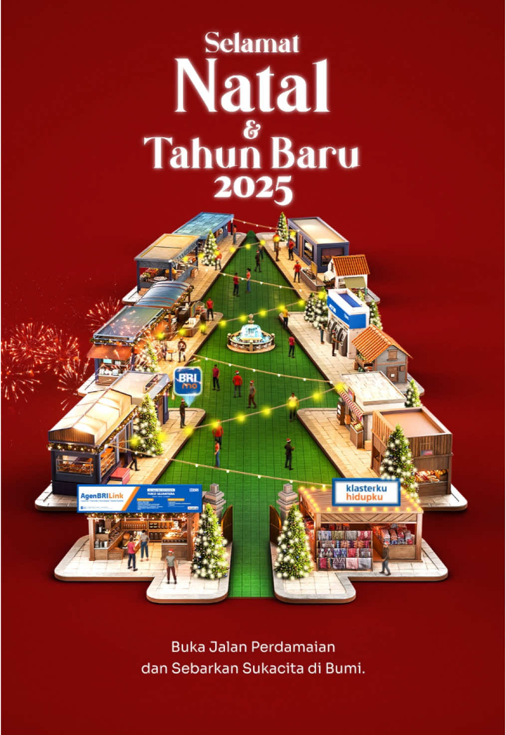 Selamat merayakan Natal dan Tahun Baru, Sobat BRI! Semoga Natal tahun ini tetap meriah dan penuh makna serta damai sukacita tetap meliputi kita dan orang-orang tersayang.🎄 Jadi, Sobat BRI akan merayakan Natal di mana nih? Share di kolom comment ya!😁 #BRI #HUT129BRI #BriliandanCemerlang