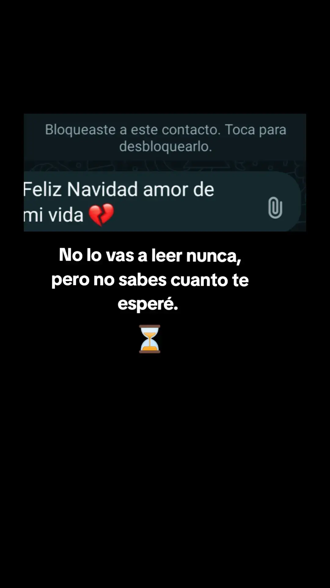 & aun sabiendo que nunca iba a llegar ese mensaje, te esperé. Pero hoy, me rindo, tú ganas. ✨