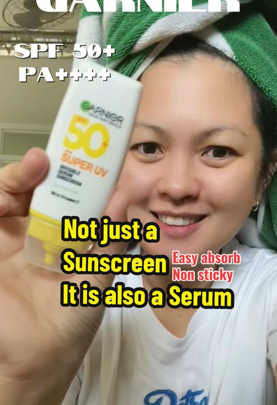 Garnier Bright Complete Invisible Serum Sunscreen NEW Garnier Super UV Vitamin C Airlock Technology @garnierph #garniergang #garnier #serum #serumsunscreen #invisiblesunscreen #brightcomplete #vitaminc #skincare #uvprotection #sunscreen #fyp 