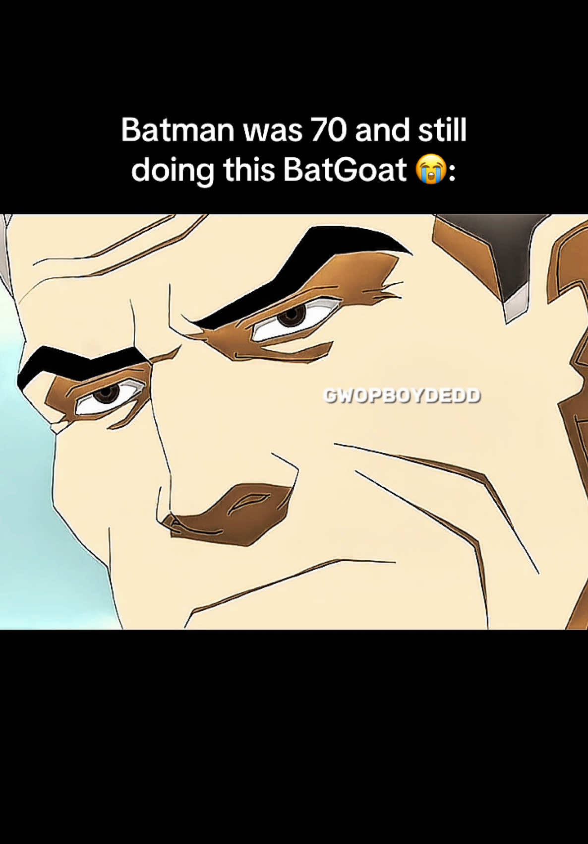 BatGoat fr 😂 #batman #batmanedit #brucewayne #batmananimatedseries #superman #dcanimated #dc #edit #foryou #foryoupage #fypシ #viral #trending #blowthisup #fyp 