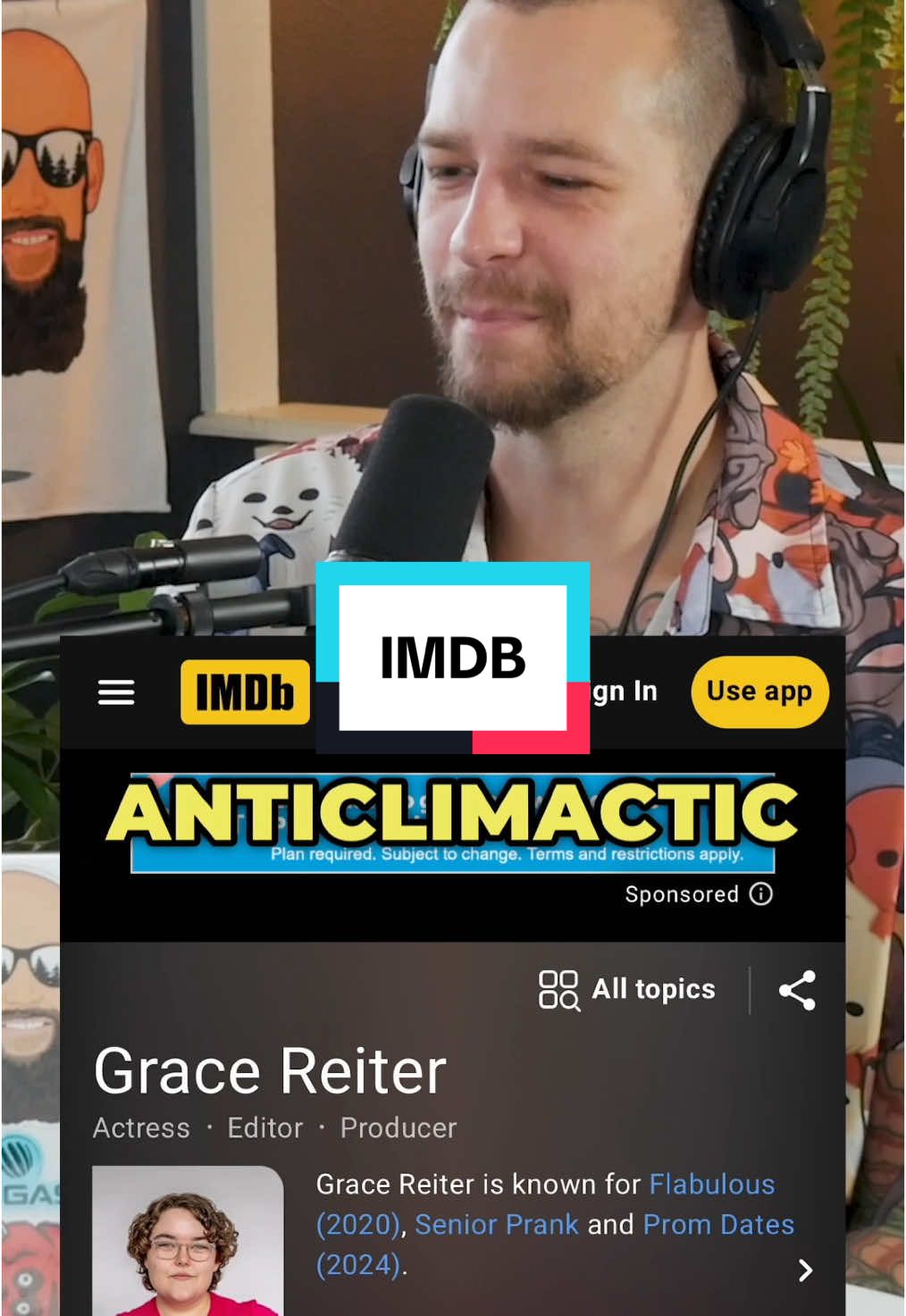 I bet you didn’t know THIS about IMDB 😂 Episode 167 @Grace Reiter  #podcast #imdb #acting #actress #movieindustry 