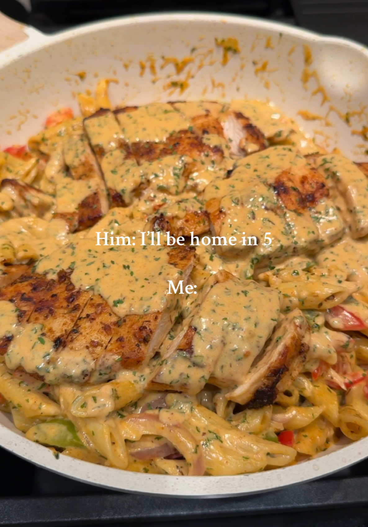 Cajun chicken pasta for the hubby tonight 😋 #EasyRecipe #foodtiktok #Recipe #pasta #cajunchicken #cajunpasta #chickenpasta #husband 