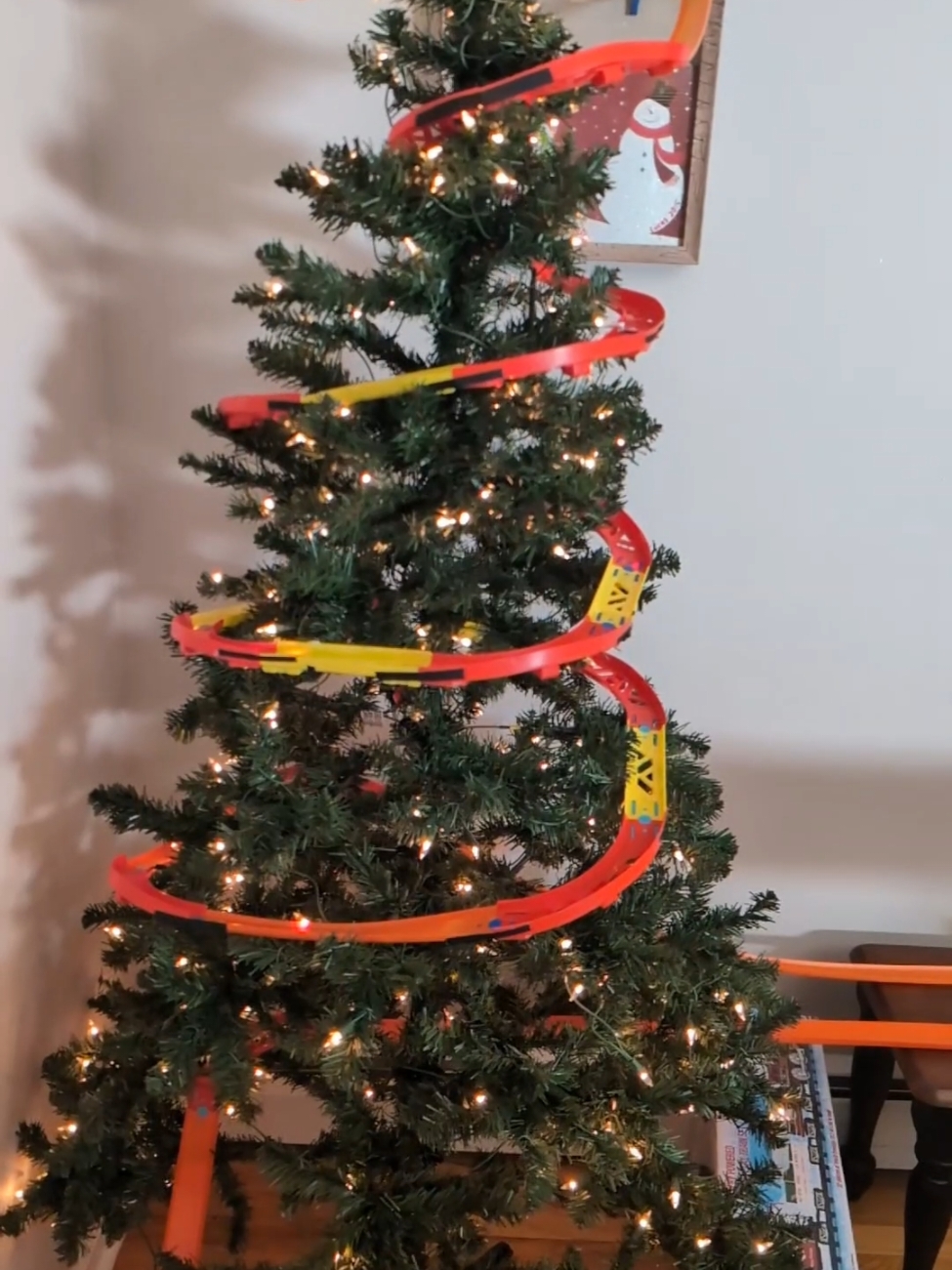 2024 Hot Wheels Christmas Tree. #hotwheels #christmas #tree #toyTree #tradition 