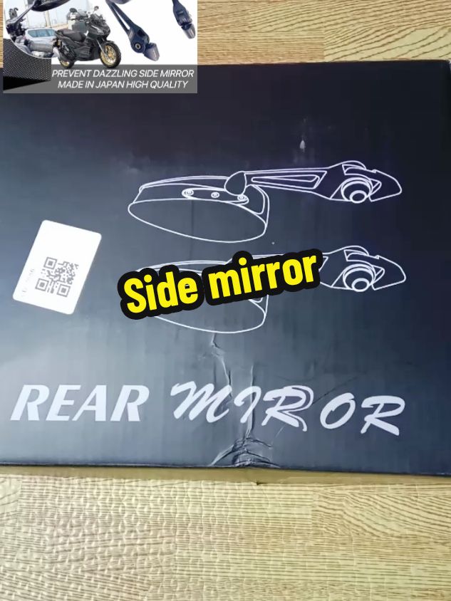 Motorcycle Side Mirror Street King Anti-glare Street King Adjustable Blue Lens Made IN Thailand  #Sidemirror 