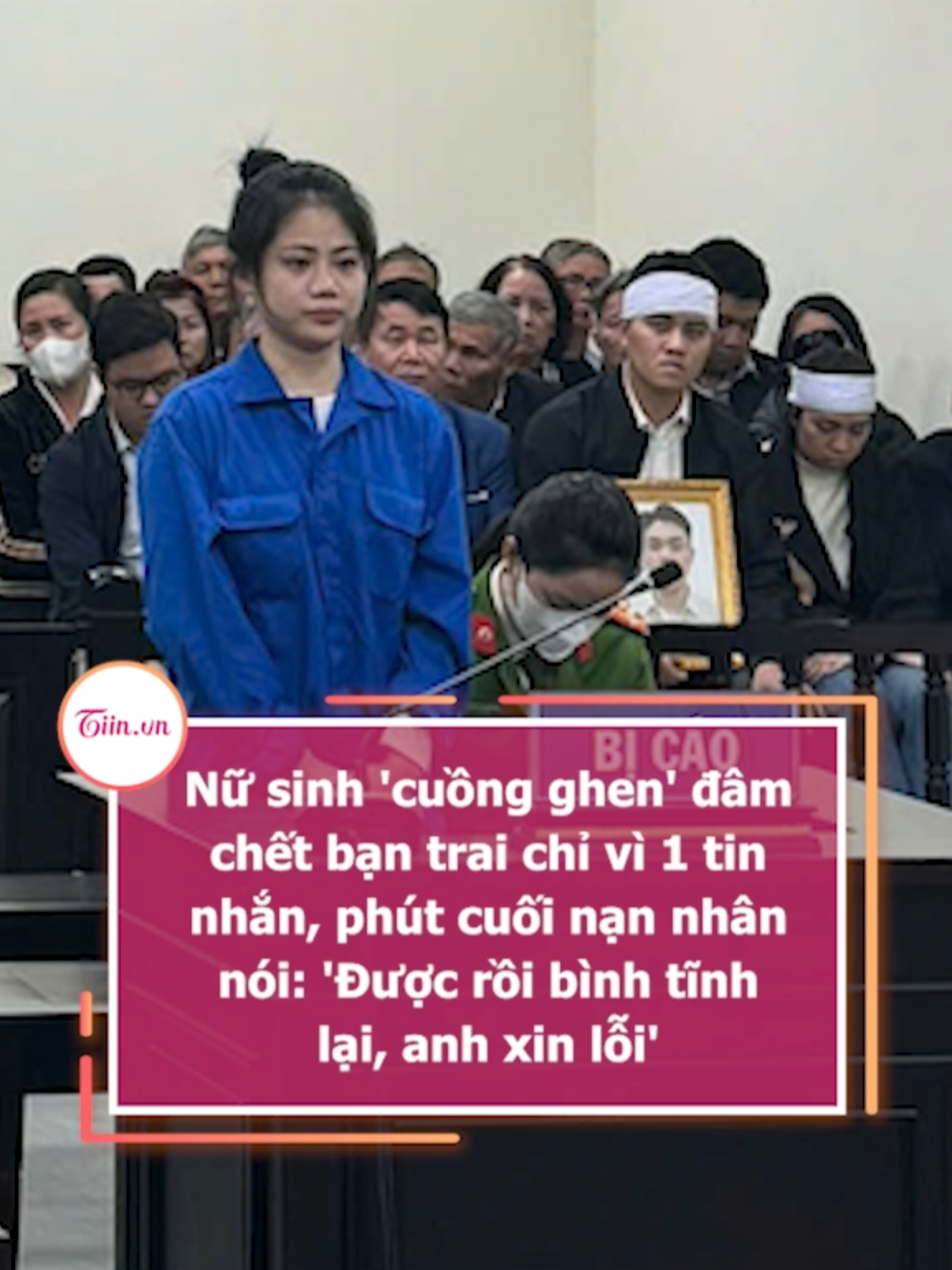 Nữ sinh 'cuồng ghen' đâm chết bạn trai chỉ vì 1 tin nhắn, phút cuối nạn nhân nói: 'Được rồi bình tĩnh lại, anh xin lỗi' #tiinnews