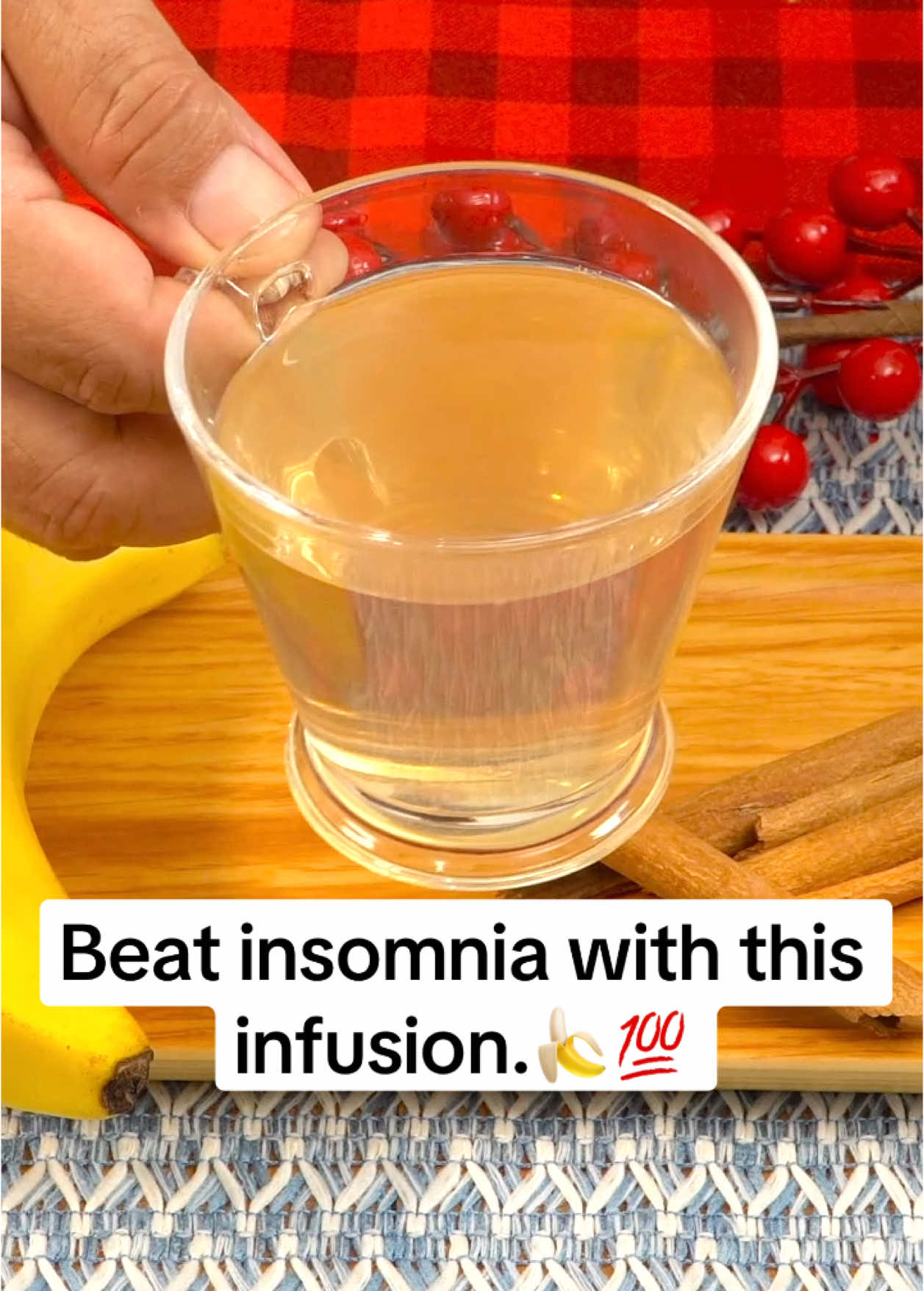 Beat insomnia with this infusion.🍌💯 #insomnia #sleep #naturalremedy #remedies #healthy #EasyRecipe #banana #homemade 