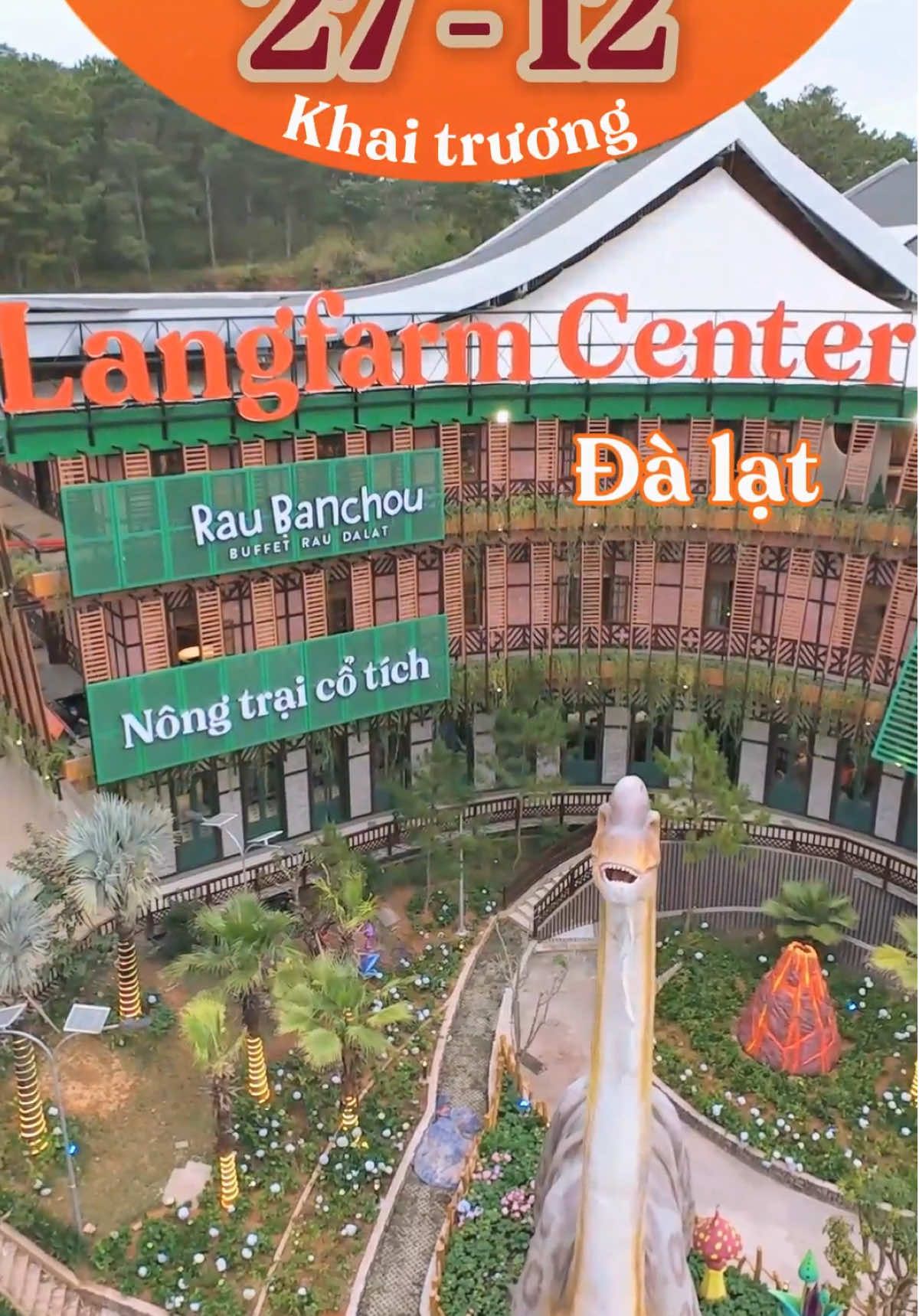 Địa điểm check in mới cực chất tại Đà Lạt #langfarmcenter #checkindalat #dalat 