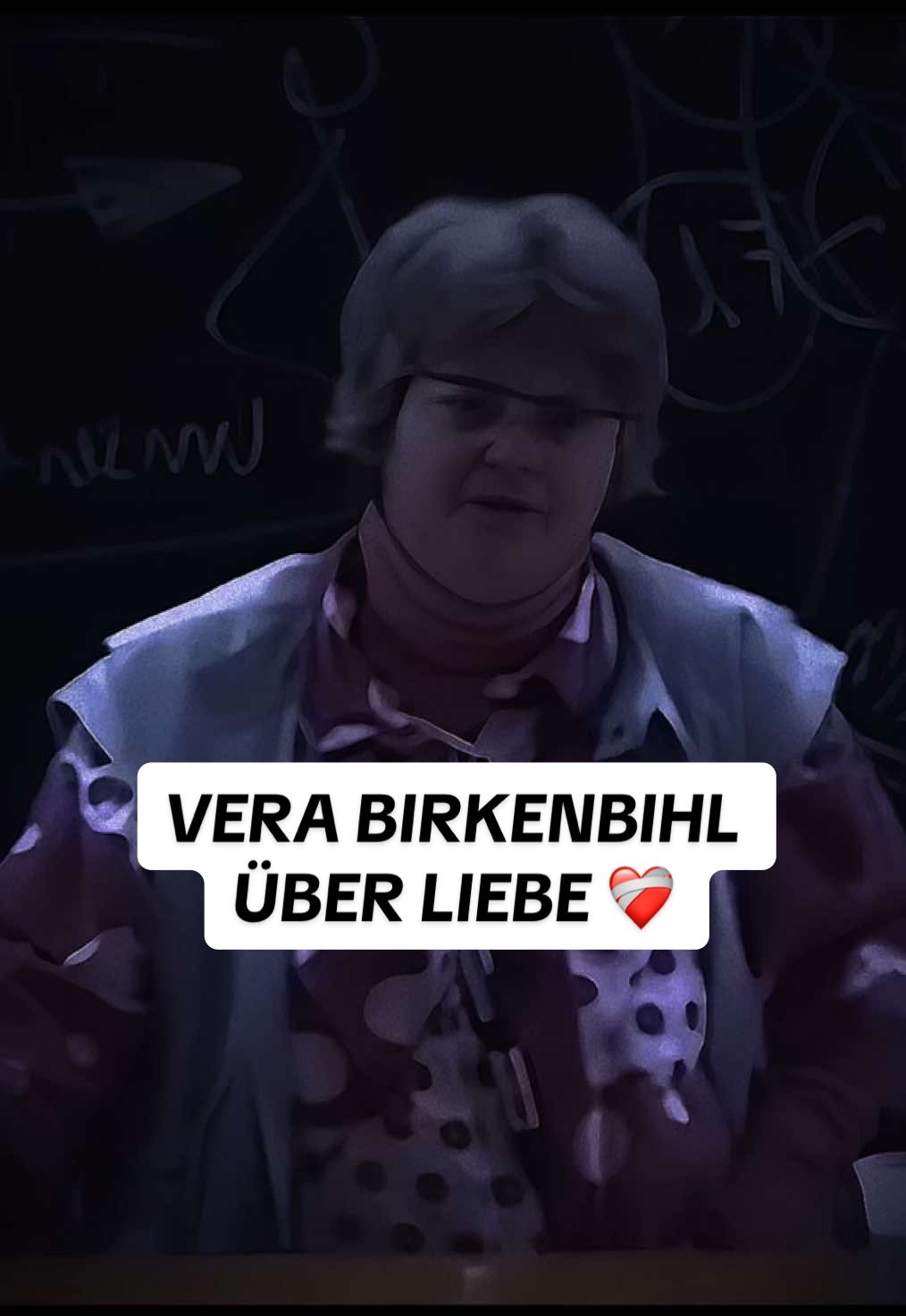 Vera über Liebe ❤️‍🩹 . . . . . . . . . . . #vera #verabirkebihl #gehirn #gerecht #gehirngerecht #liebe #Love #liebeskummer #liebeszitate #liebessprüche #trennung #fremdgehen #birkenbihl #verabirkenbihlübermänner #verabirkenbihlmänner #verabirkenbihlgehirngerecht 