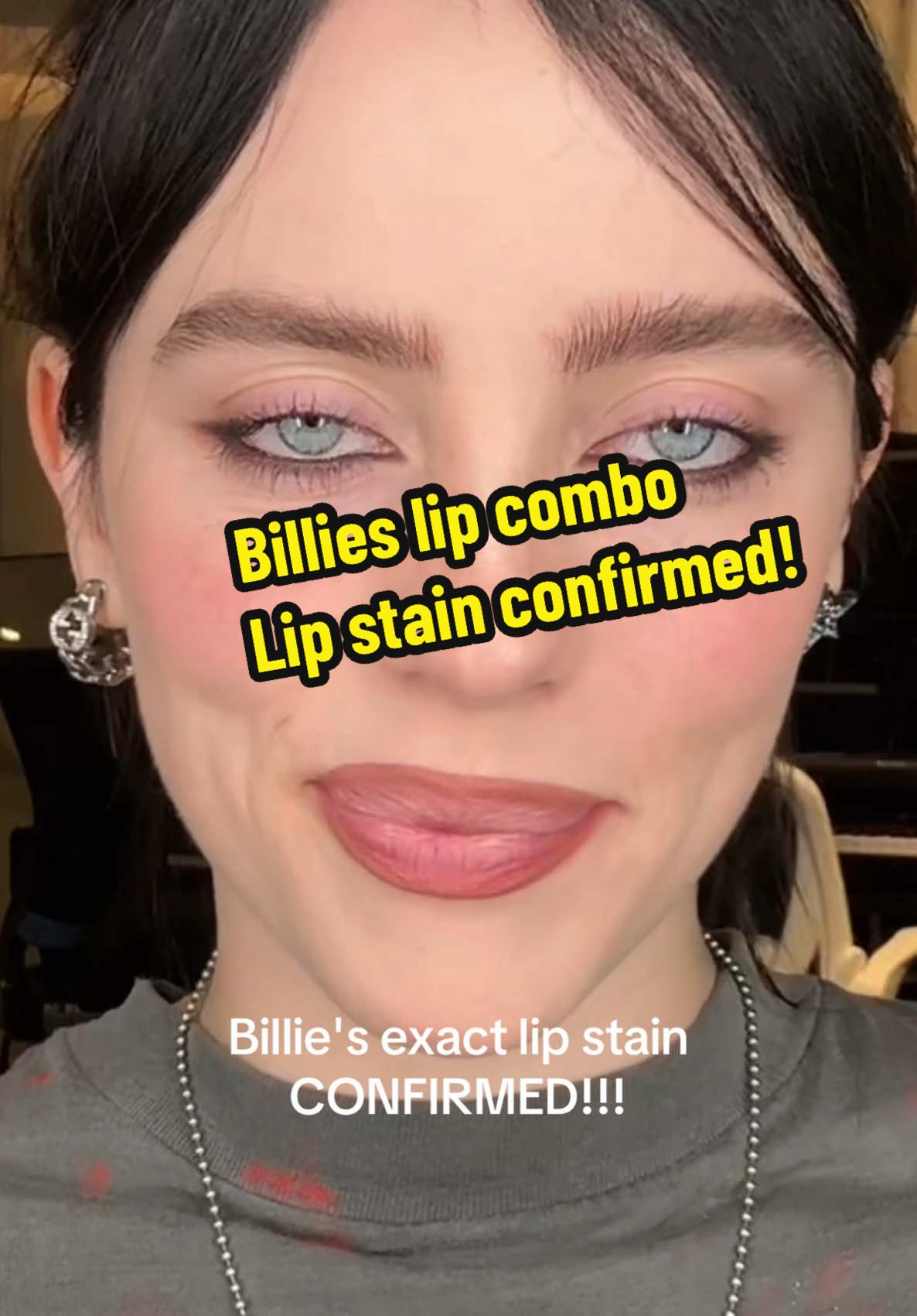 The brand said she wears shade Noodhe! 🫦 Muah-ve and Pink-d are also gorgeous #billie #billieeilish #billieeilishedits #billiefan #eilish #billieeilishfan #lipcombo #makeup