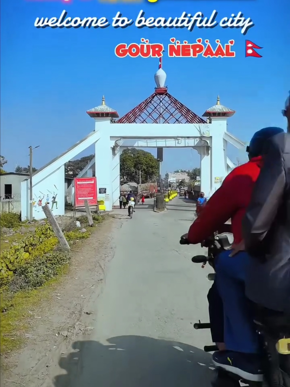 welcome to gour Nepal 👍#nepal #foryoupage #fyp #💪💪💪 #gaur @TikTok Nepal @Facebook 