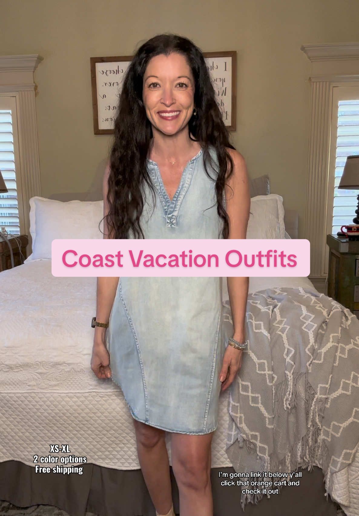 This denim dress is perfect for your beach vacation! 2 denim color options. @cupshe_official @cupshe #creatorsearchinsights #cupshe #TropicalVacation #BeachVacation #TikTokShopNewYearNewAura #spotlightfinds #TikTokShop #TikTokShopfinds #beachootd #ootds #denimdress #beachdress 